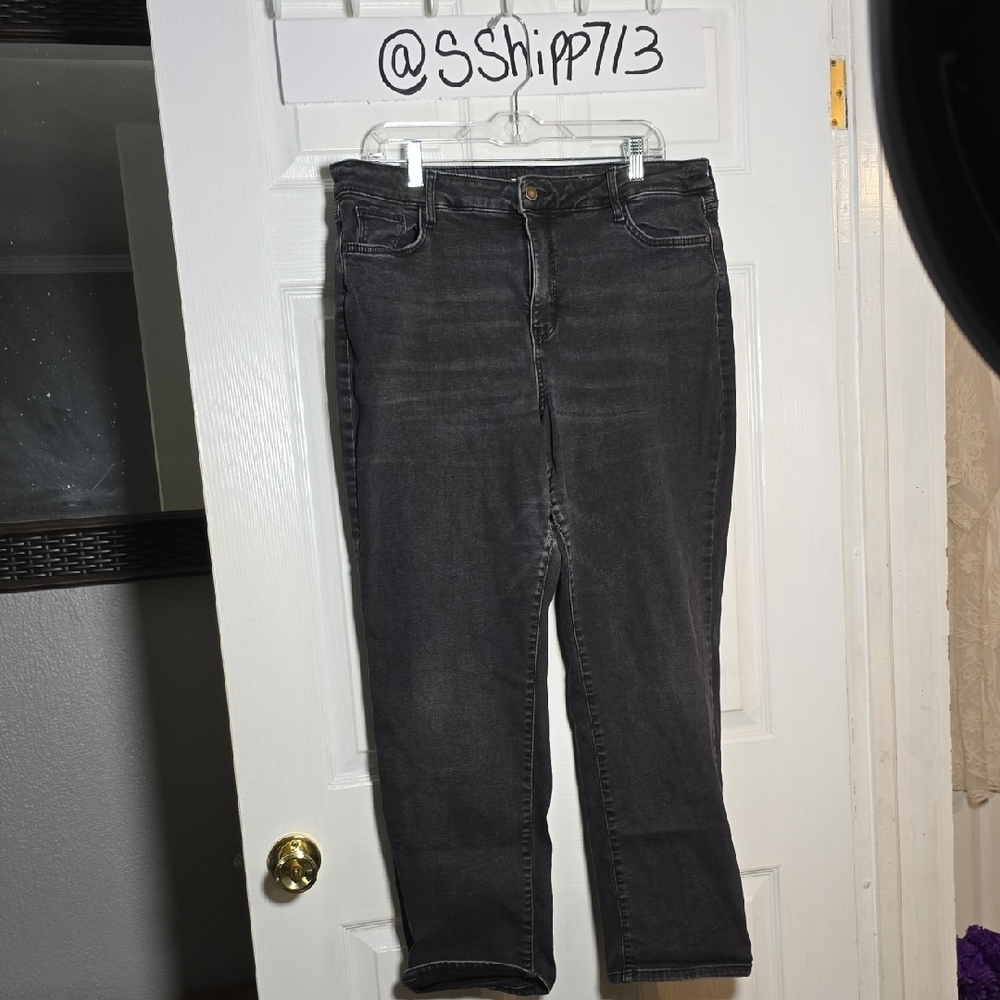 Nine West Black Straight Leg Denim